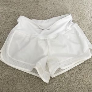 White athletic shorts